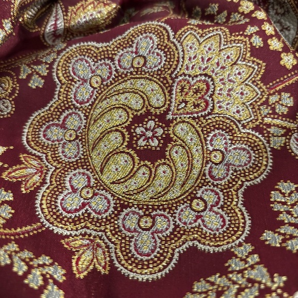 Isabella Fiore Leather & Tapestry Small Shoulder or Handbag With Studs Detail - Picture 13 of 16